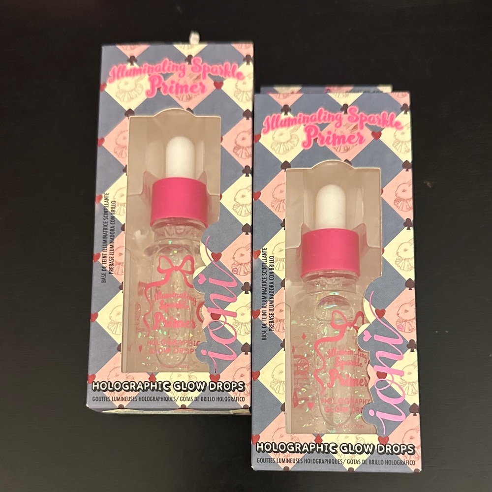 2 Illuminating Sparkle Primer Holographic Glow Drops Dolly’s Adventure Collectio
